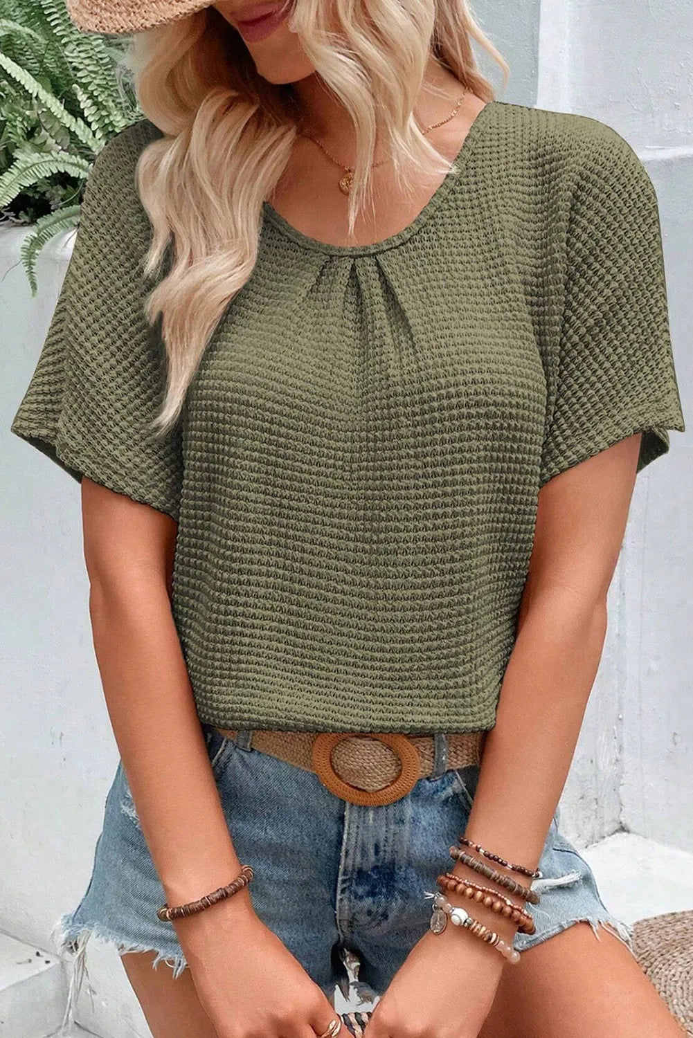 Round Neck Short Sleeve T-Shirt