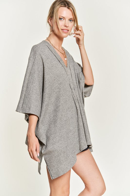 VNECK PONCHO TOP